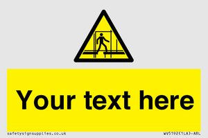 Custom Scaffold Incomplete Sign